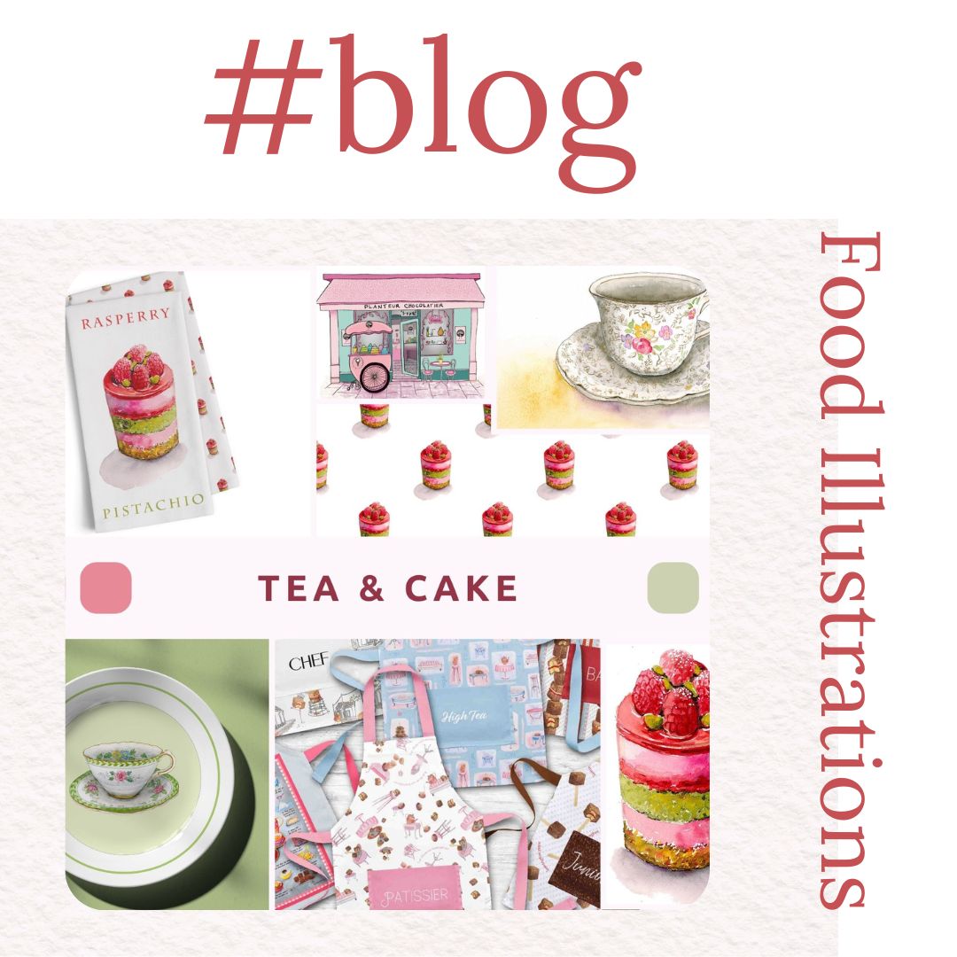 Watercolour Food Illustrations for Product Design & Licensing