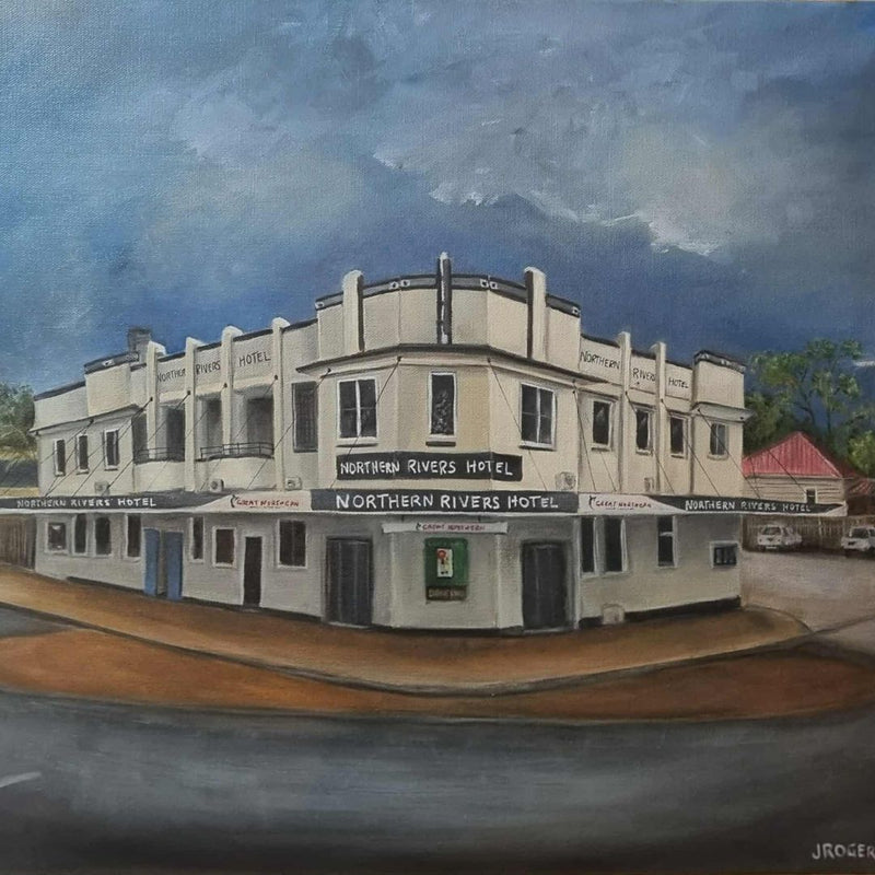 A Local Icon in Oil: Northern Rivers Hotel, Lismore NSW.