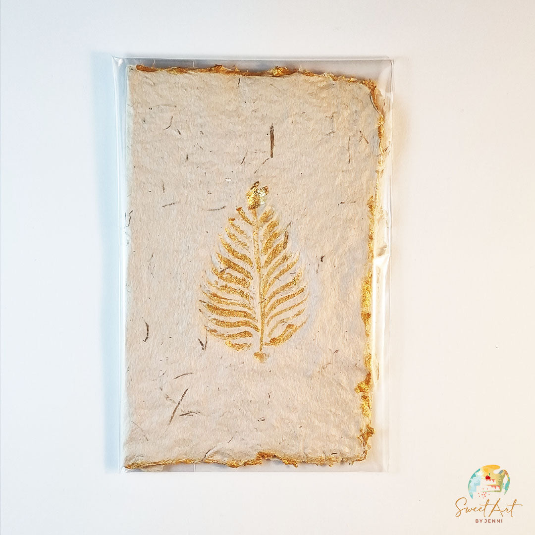 Sweet-Art by Jenni -  #13 Gold Leaf Greeting Card