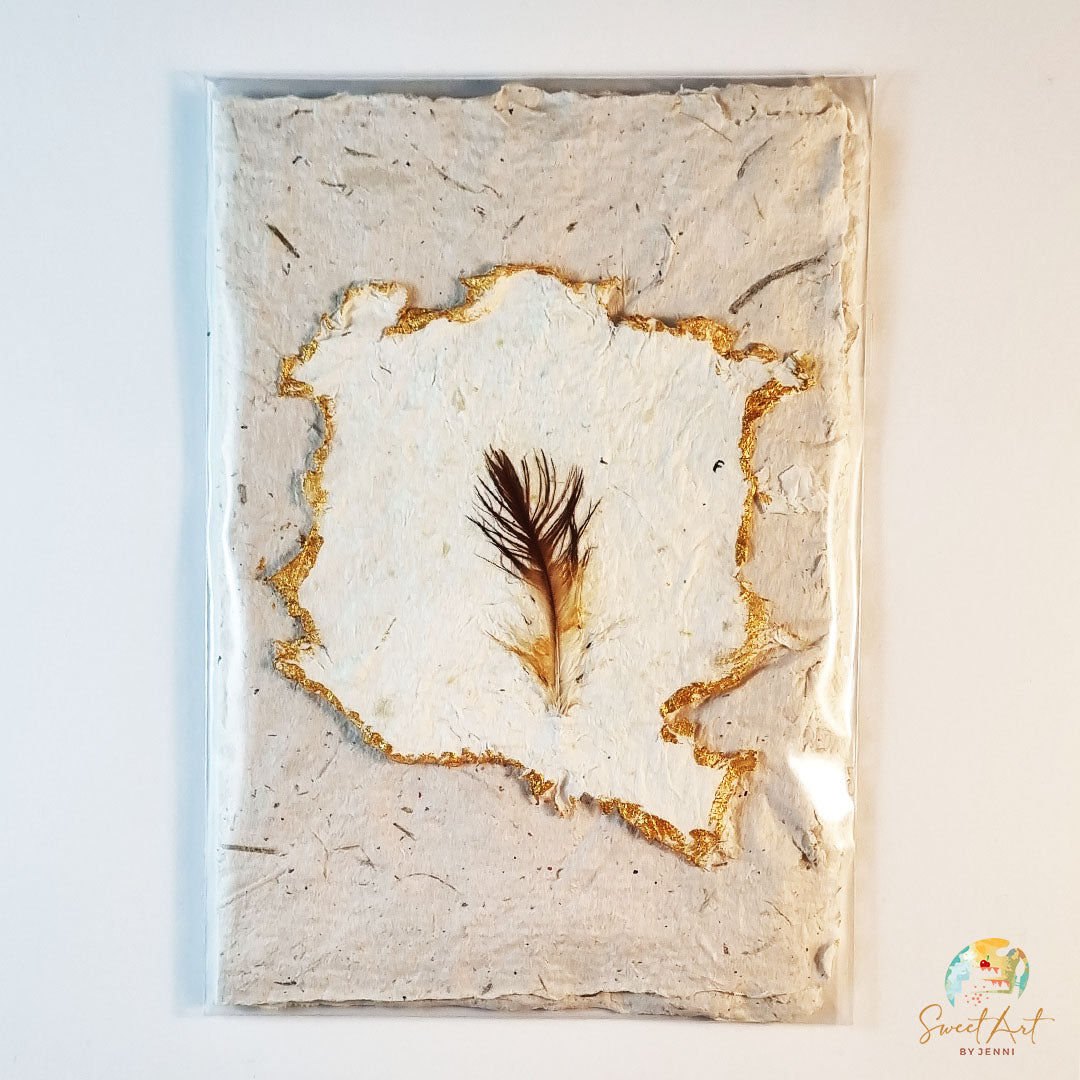 Sweet-Art by Jenni -  #14 Gold Embellished Greeting Card