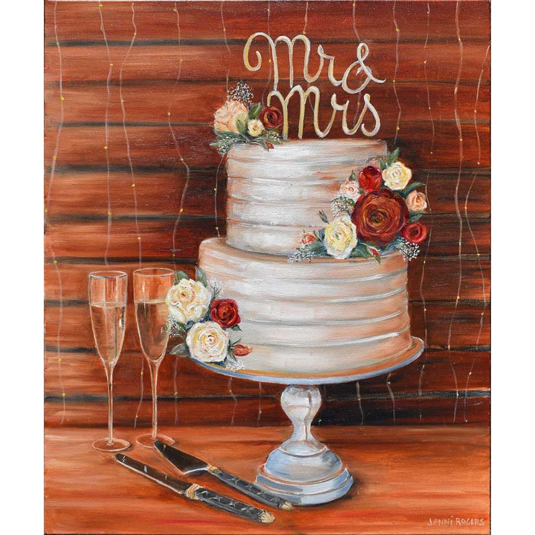 Sweet-Art by Jenni -  "Mr & Mrs" *61x51cm