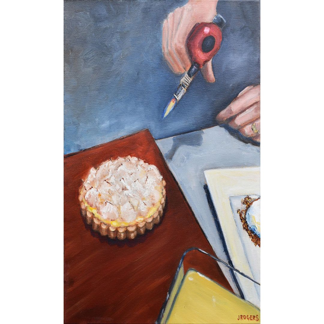 Sweet-Art by Jenni -  "Lemon Meringue Tart" *30x40cm