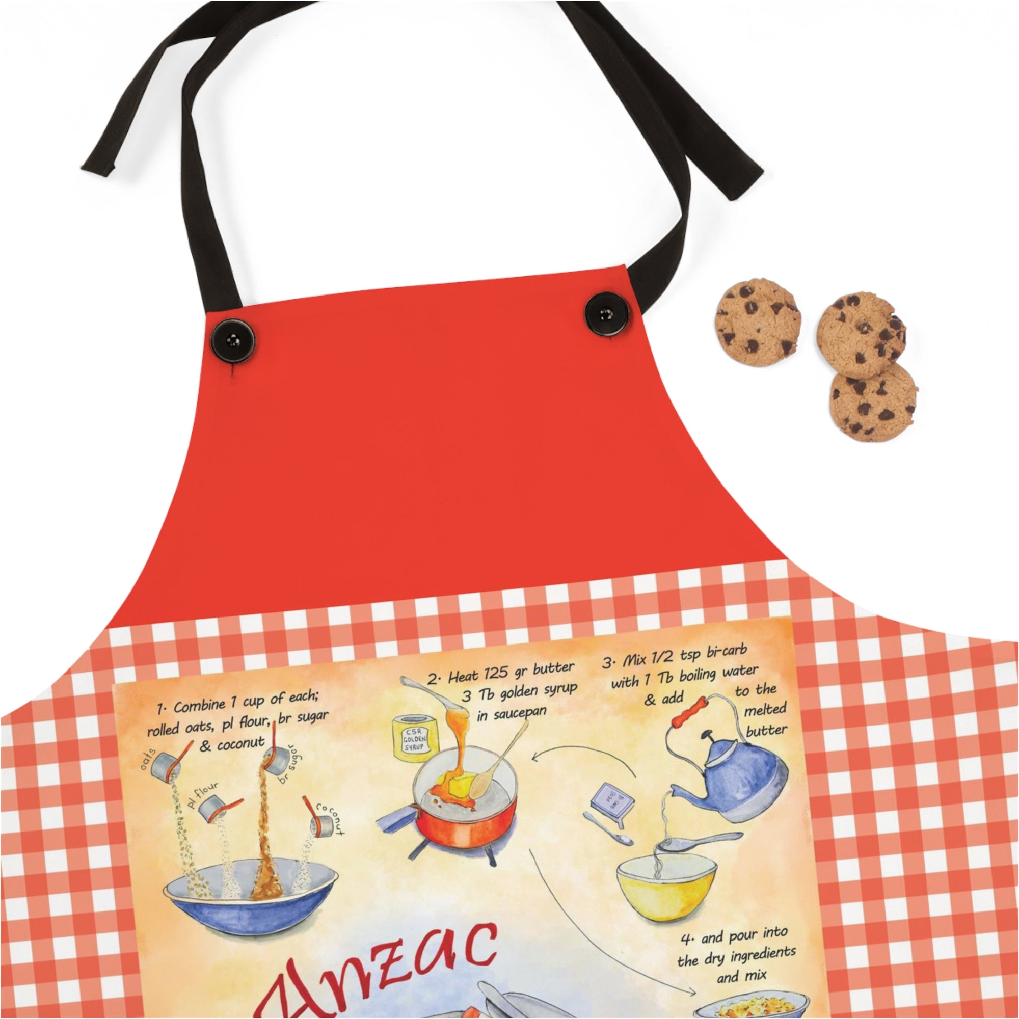 Anzac Biscuit Recipe-Art Apron