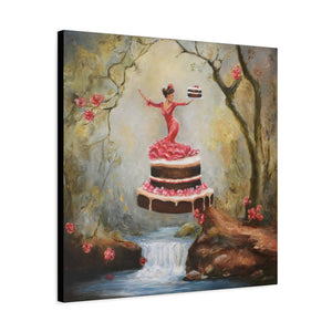 Sweet-Art by Jenni -  Sweet Flamenco Canvas Print 60x60cm