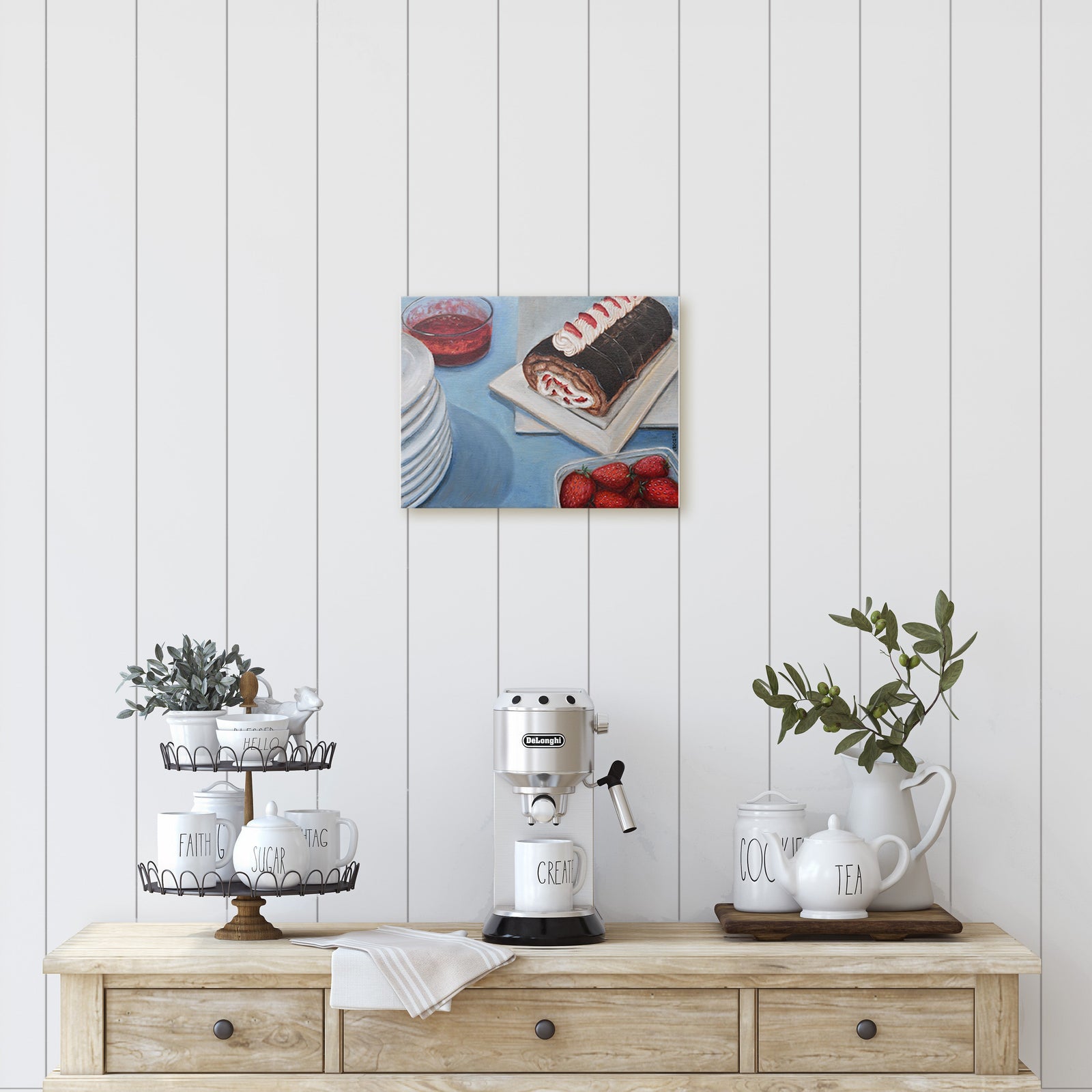 Sweet-Art by Jenni -  Chocolate Roulade ~ Original Art by Jenni Rogers