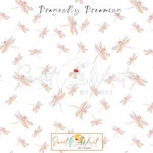 Sweet-Art by Jenni -  Dragonfly Dreaming Repeat Pattern