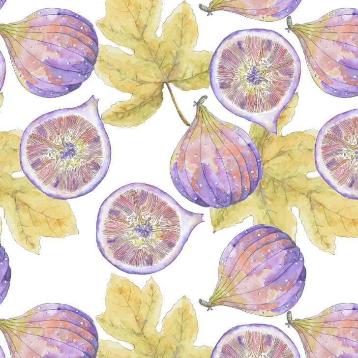 Sweet-Art by Jenni -  "Fig Leaf" Framed Print 27x27cm