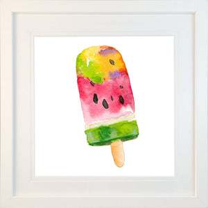 Sweet-Art by Jenni -  "Fruity Pop" Framed Print 27x27cm
