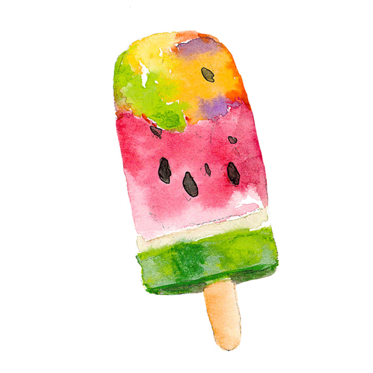 Sweet-Art by Jenni -  "Fruity Pop" Framed Print 27x27cm