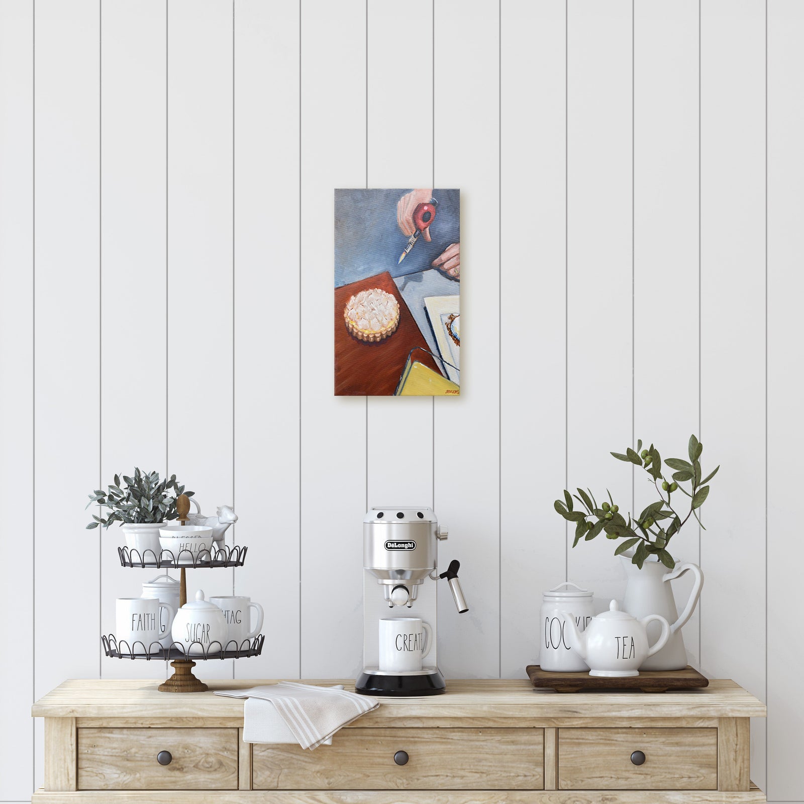 Sweet-Art by Jenni -  Lemon Meringue Tart ~ Original Art by Jenni Rogers