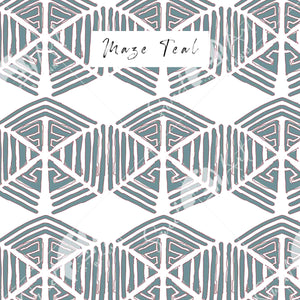 Sweet-Art by Jenni - potato print repeating pattern
