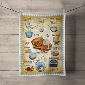 "Rooster" Recipe-art Tea Towel + Measuring Spoons Gift Box