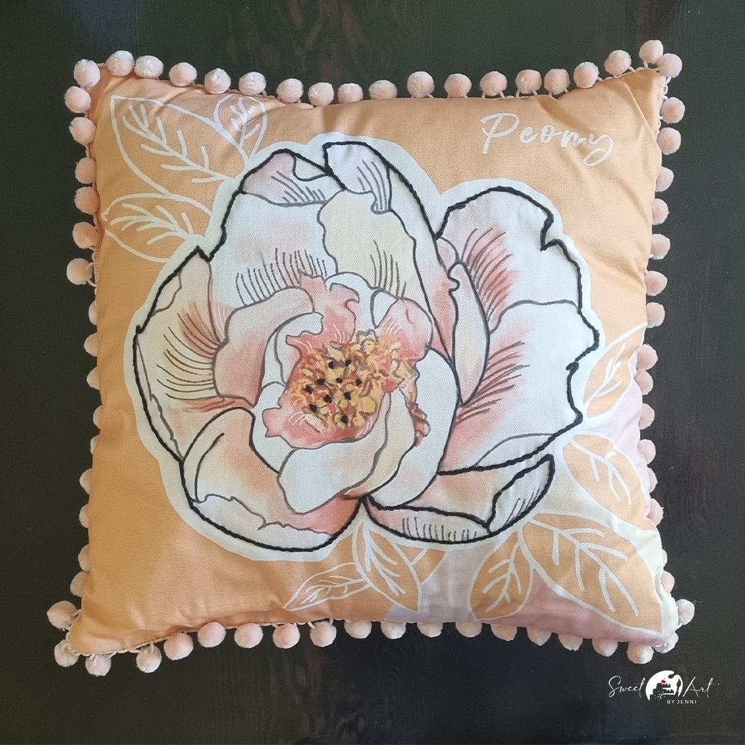 Sweet-Art by Jenni -  Peony Cushion