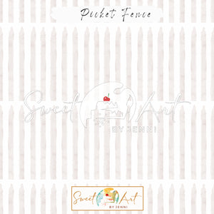 Sweet-Art by Jenni -  Picket Fence Repeat Pattern