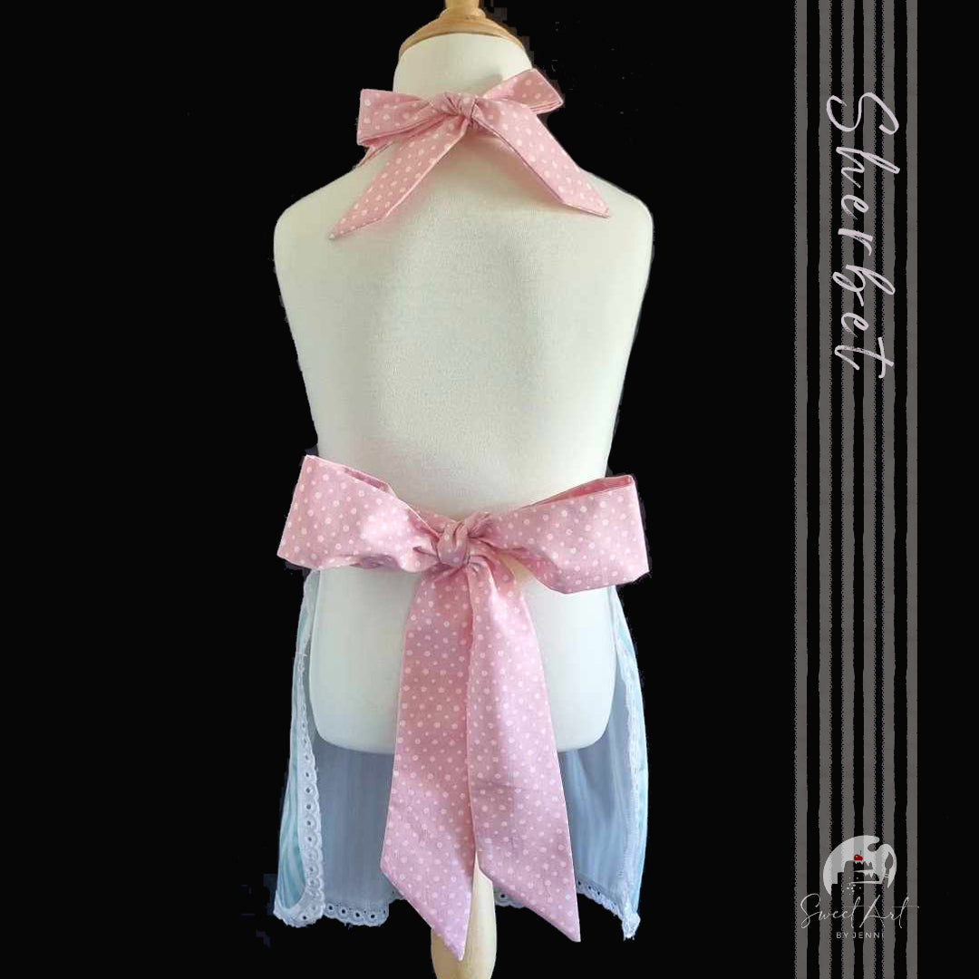 Sweet-Art by Jenni -  Child’s Apron 'Sherbet' Hand Sewn
