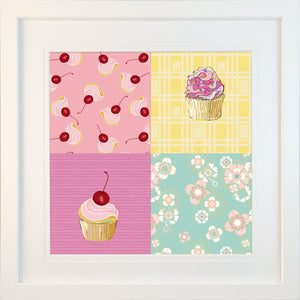 Sweet-Art by Jenni -  "Sweet Dreams" Framed Print 27x27cm