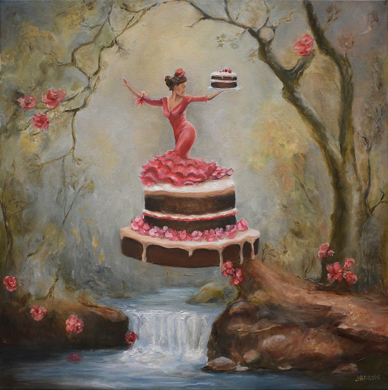 Sweet-Art by Jenni -  Sweet Flamenco ~ Original Art by Jenni Rogers