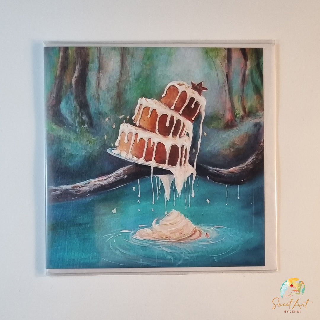 Sweet-Art by Jenni -  Sweet Tumble Greeting Card+ Envelope