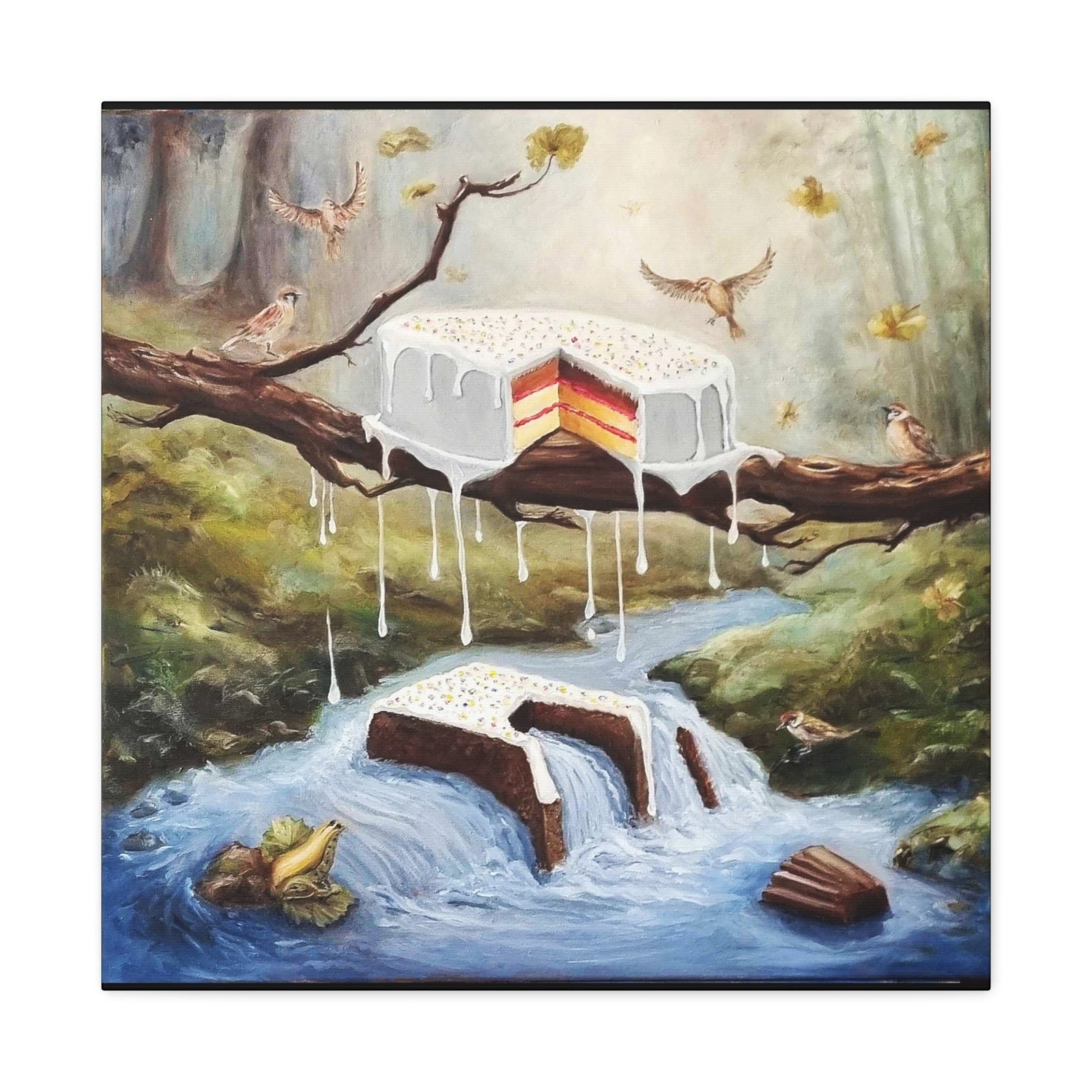 Sweet-Art by Jenni -  Sweet Balance Canvas Print 60x60cm