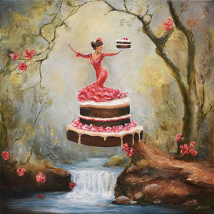 Sweet-Art by Jenni -  "Sweet Flamenco" *60x60cm
