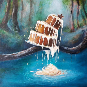 Sweet-Art by Jenni -  "Sweet Tumble" *60x60cm