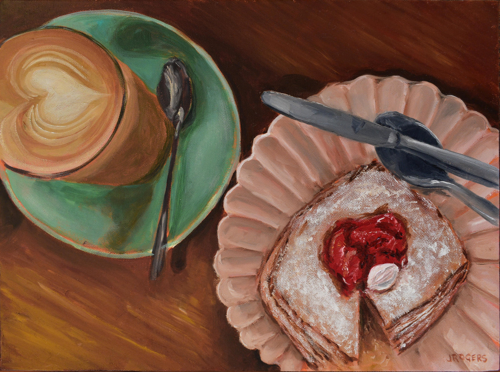 Sweet-Art by Jenni -  Vintage Morn ~ Original Art by Jenni Rogers