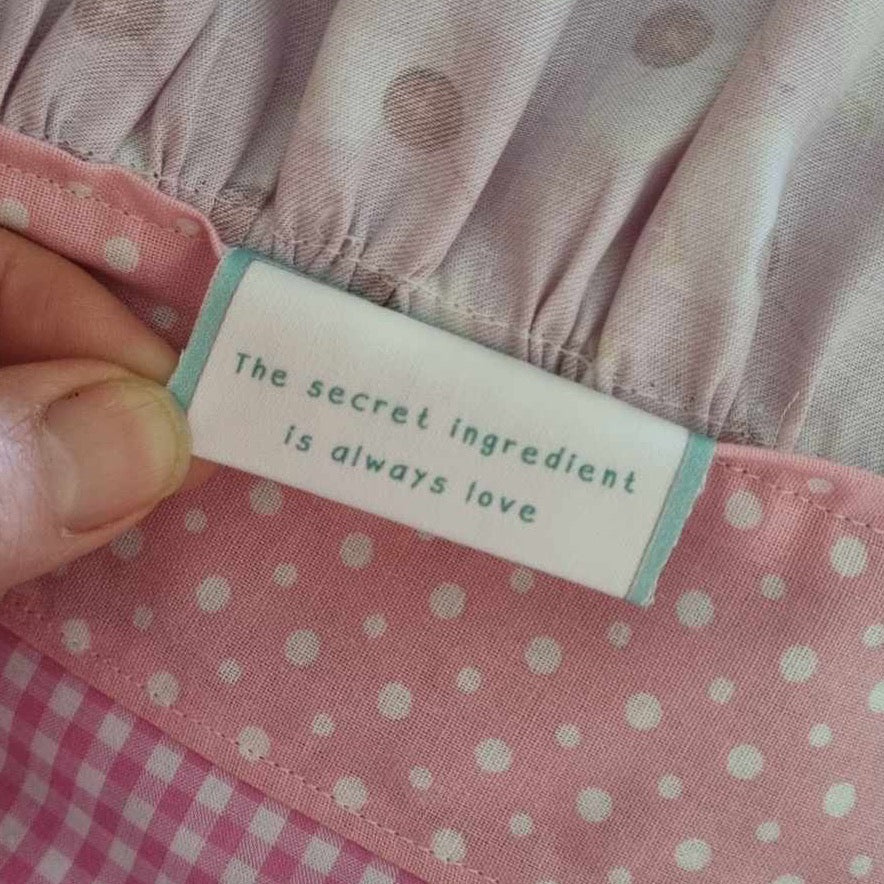 Sweet-Art by Jenni -  Child’s Apron 'Cherry Delight' Hand Sewn