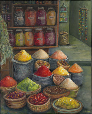 Sweet-Art by Jenni -  Tapestry of Spices ~ Original Art by Jenni Rogers