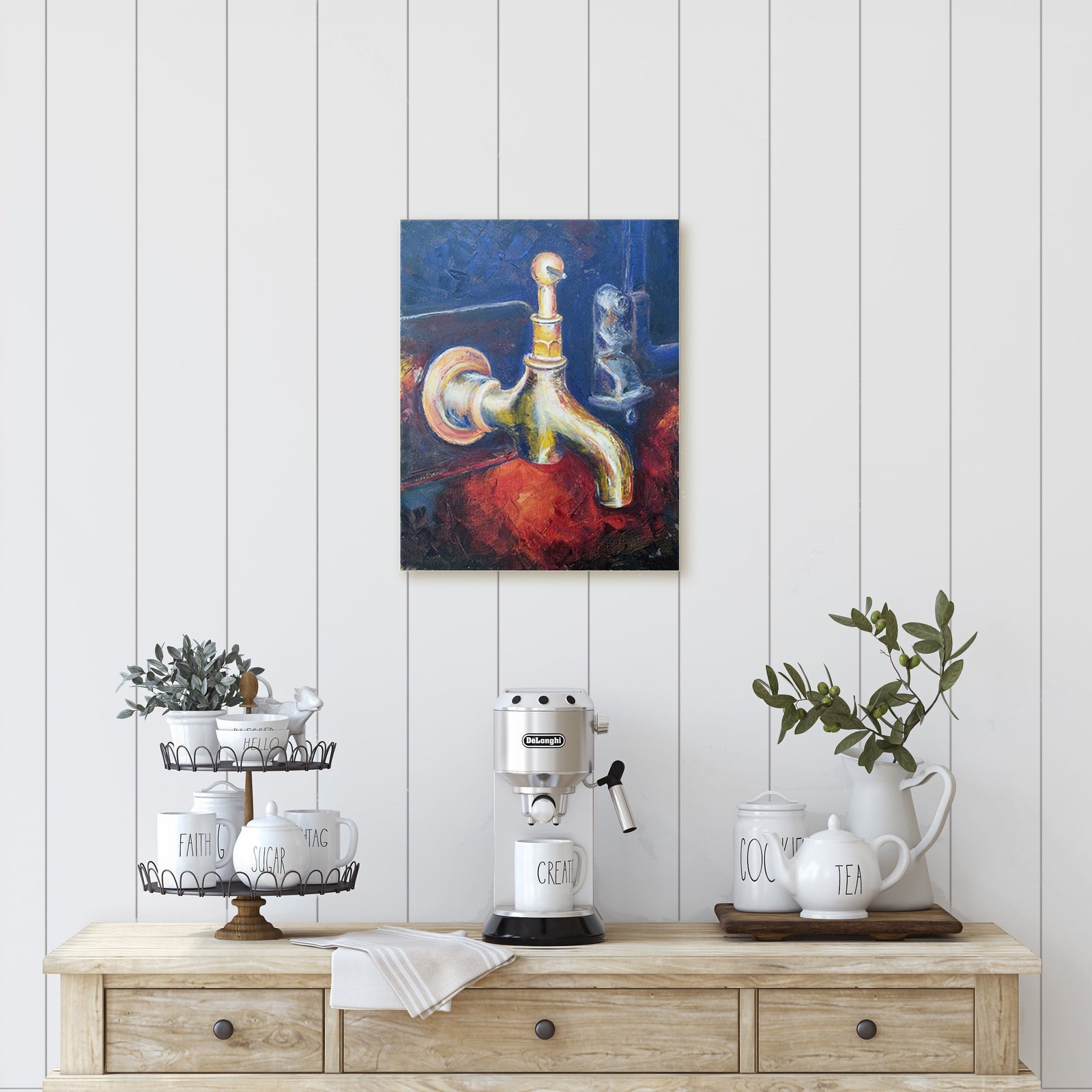 Sweet-Art by Jenni -  Monet's Tap ~ Original Art by Jenni Rogers