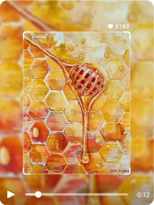 Words are like Honey ~ Original Artwork by Jenni Rogers