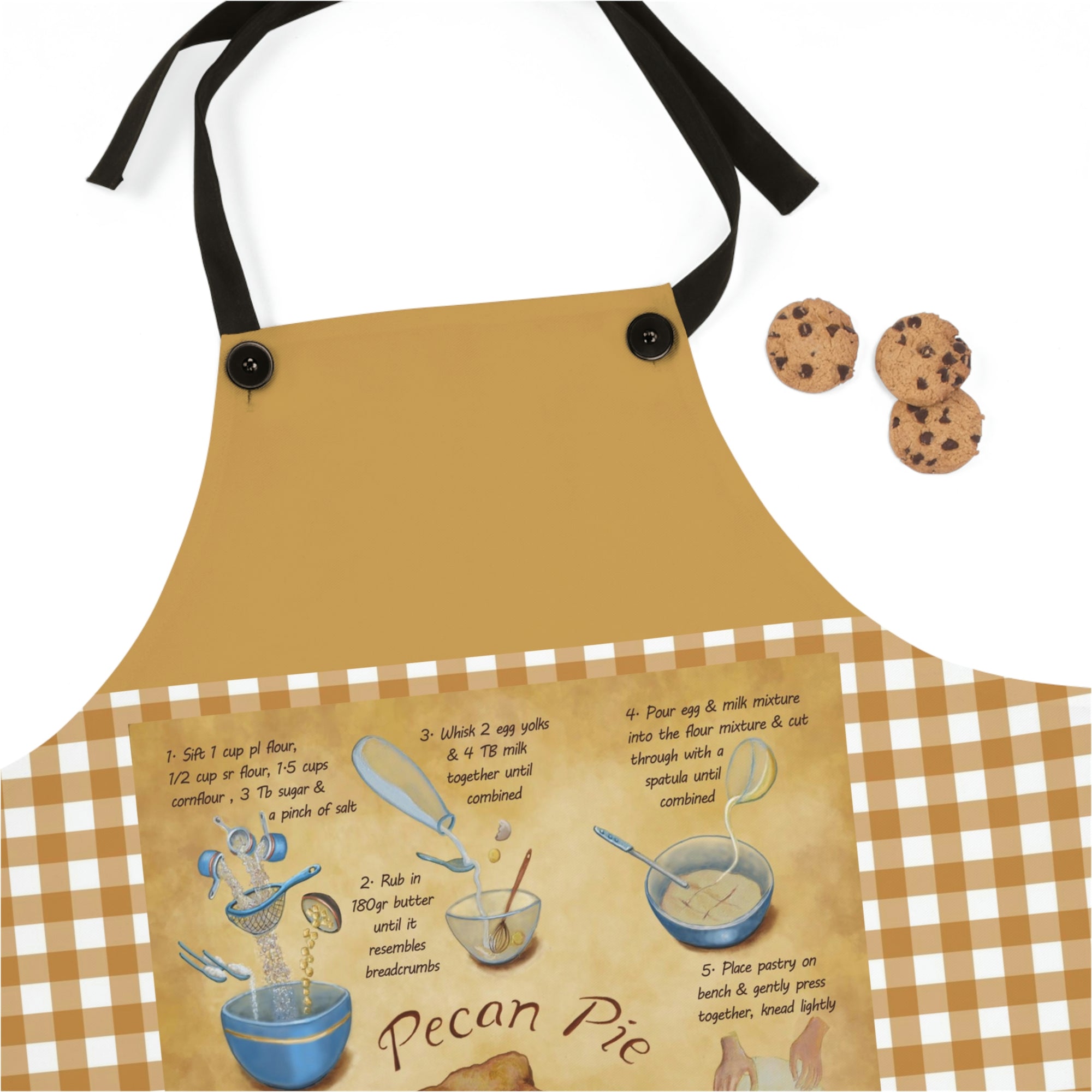 Pecan Pie Recipe-Art Apron
