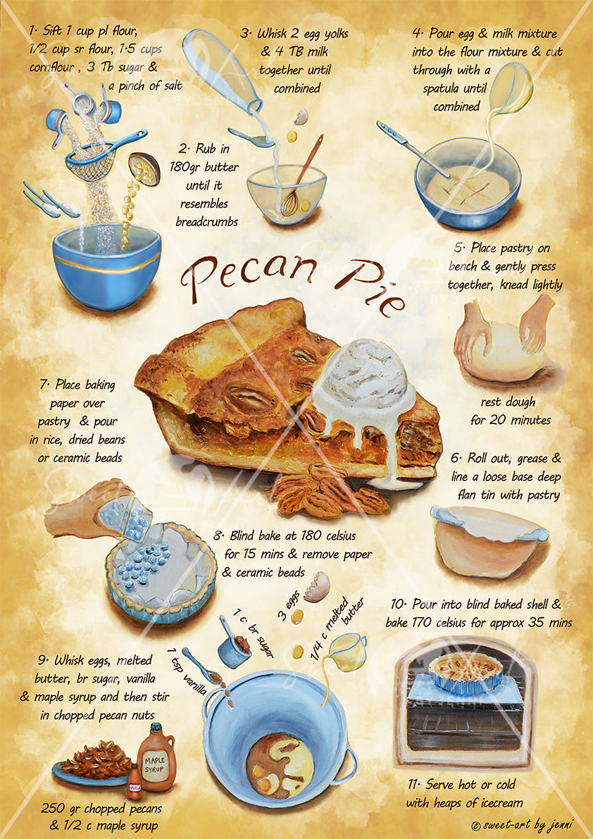 Pecan Pie Print