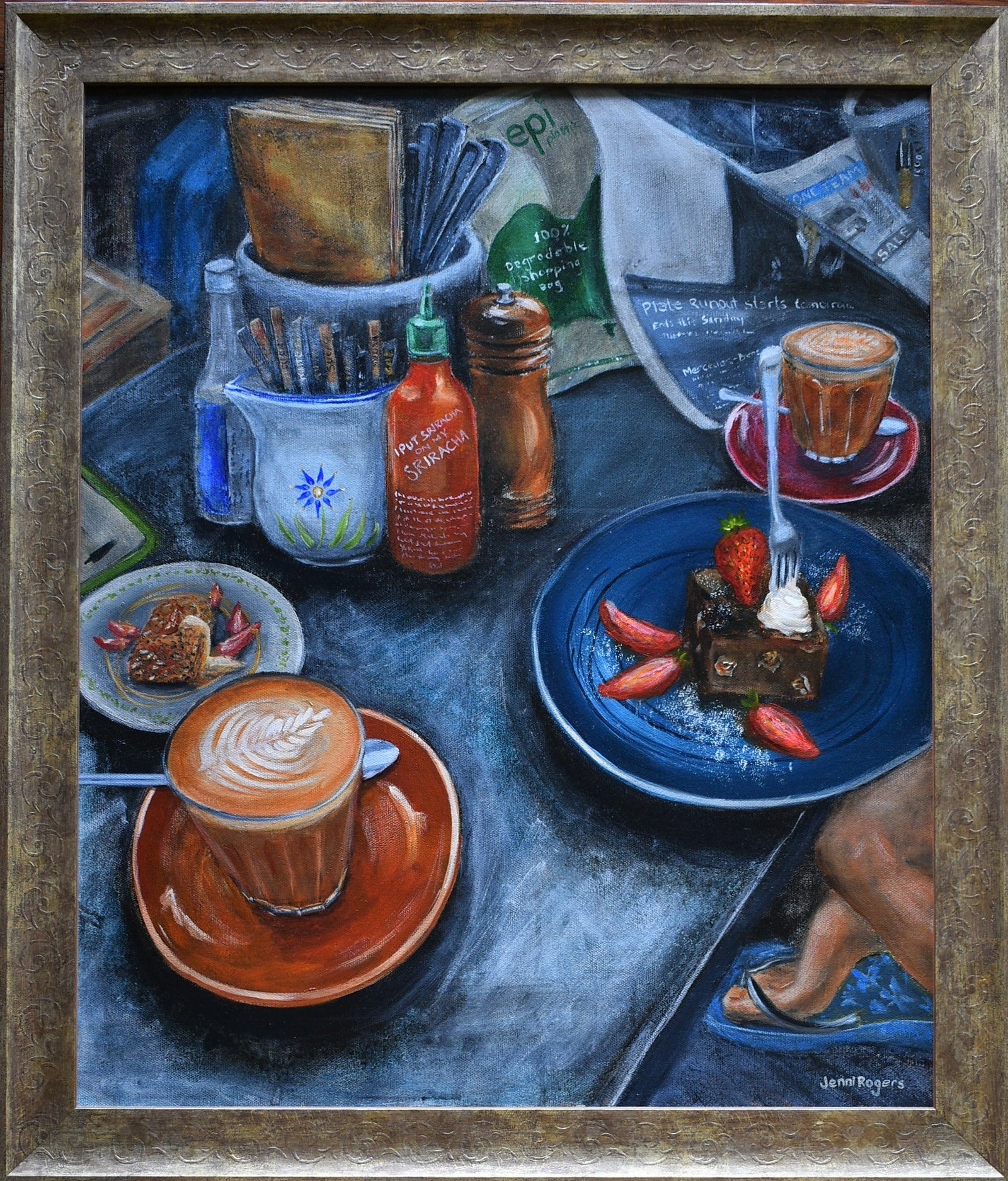 Sweet-Art by Jenni -  Lazy Sunday ~ Original Art by Jenni Rogers